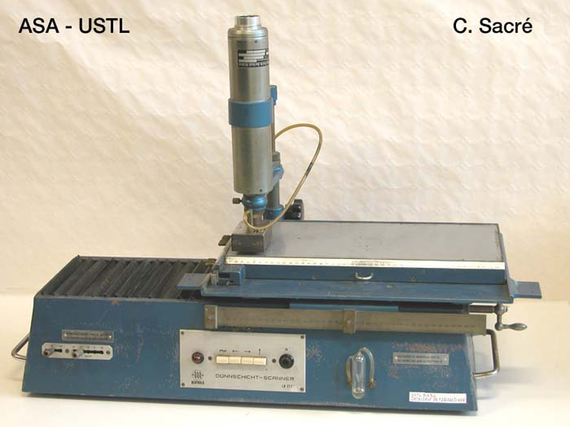 Détecteur de radioactivité sur plaque (Dünnschicht-Scanner)_1