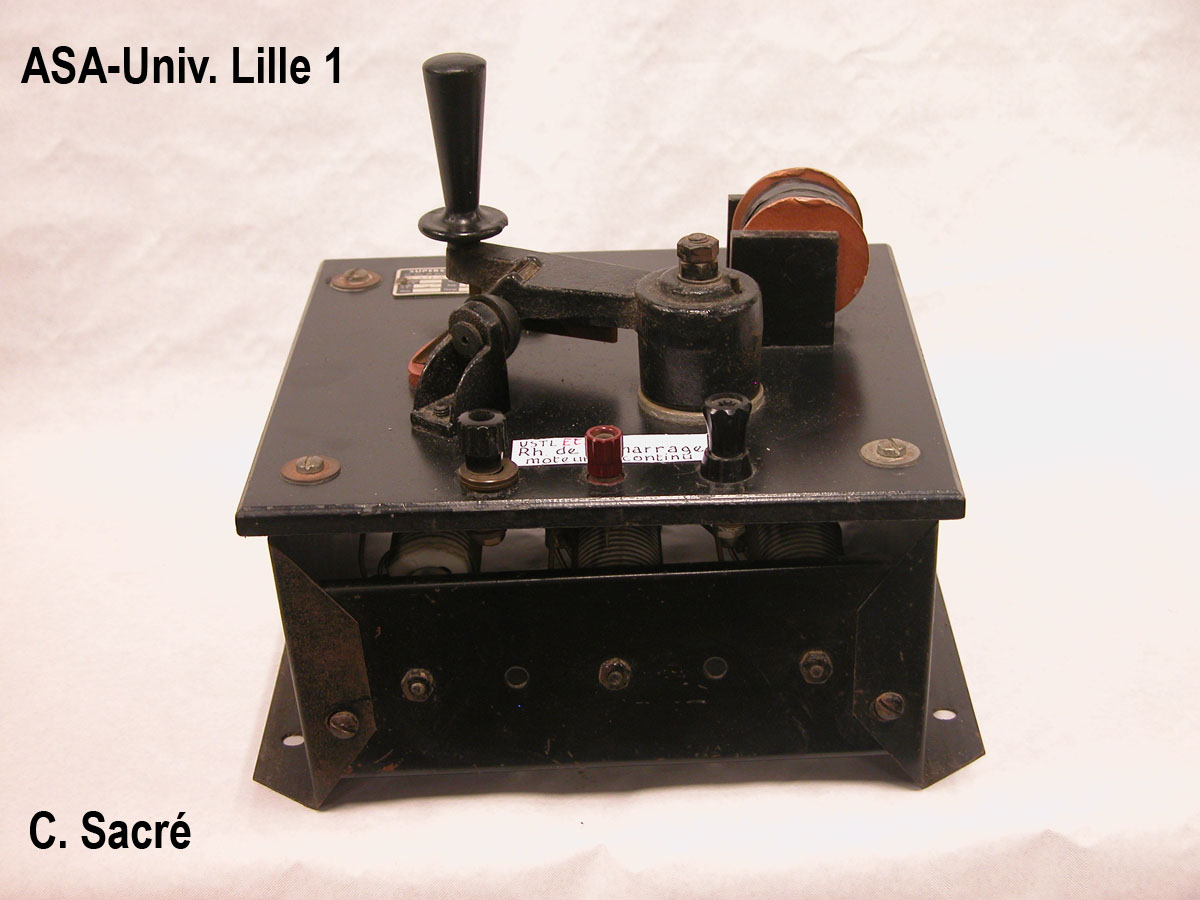 Rhéostat de démarrage pour moteur continu_2