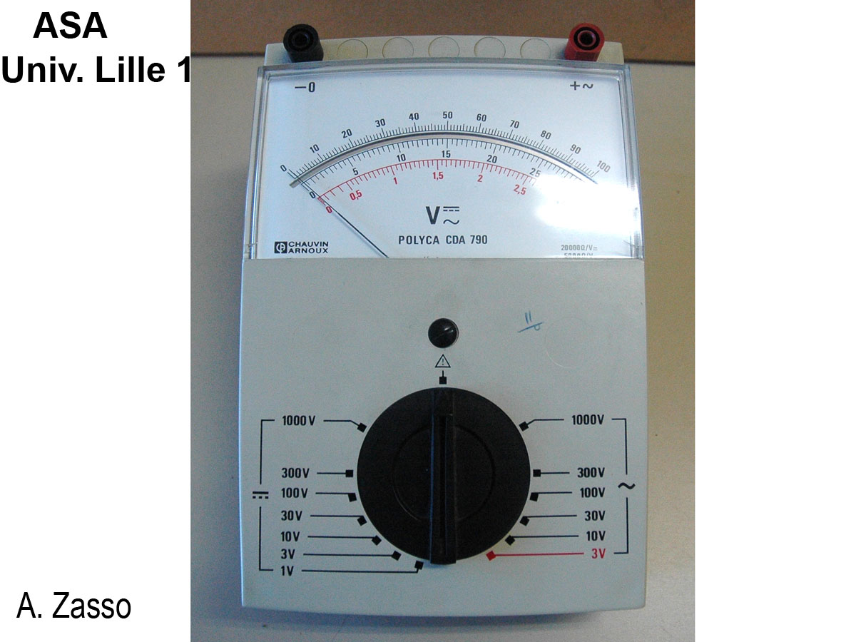 Voltmètre magnétoélectrique à redresseur Chauvin Arnoux_1