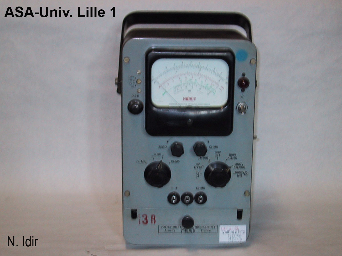 Voltmètre électronique Métrix 744_1