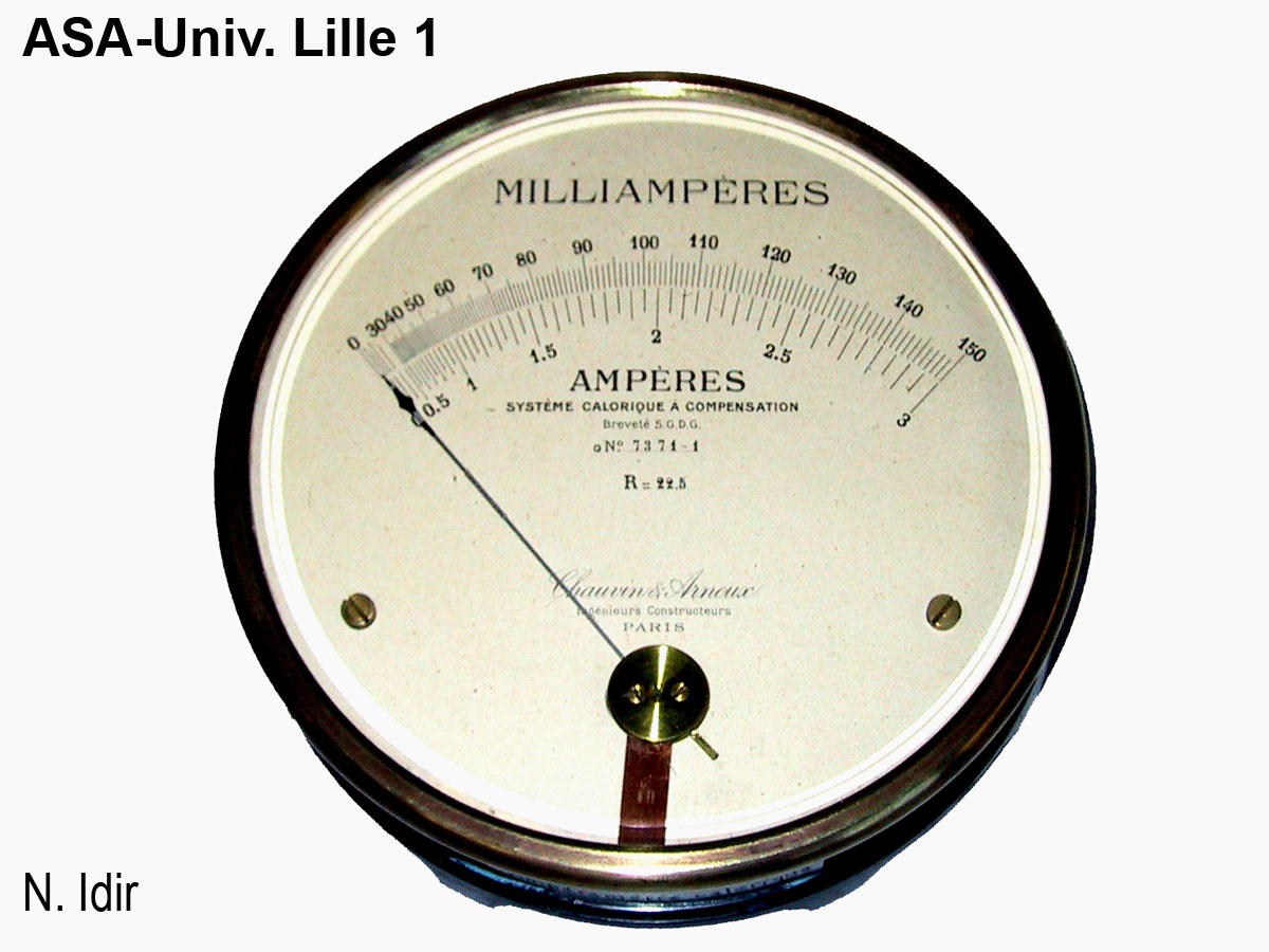 Milliampèremètre thermique compensé Chauvin Arnoux_1