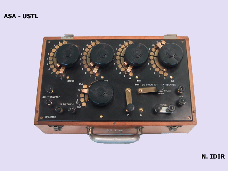 Pont de Wheatstone à quatre décades_1