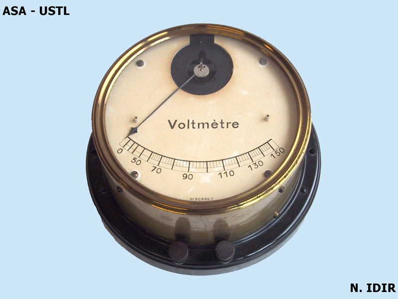 Voltmètre ferromagnétique de tableau_1