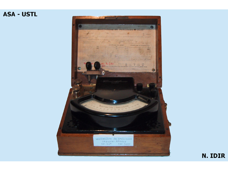 Wattmètre mono et triphasé Chauvin Arnoux_1