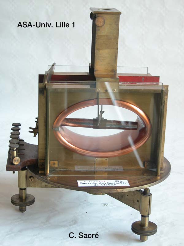 Boussole des tangentes de Weber _1