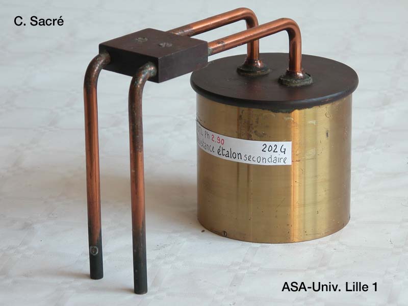 Résistance étalon secondaire Carpentier_1