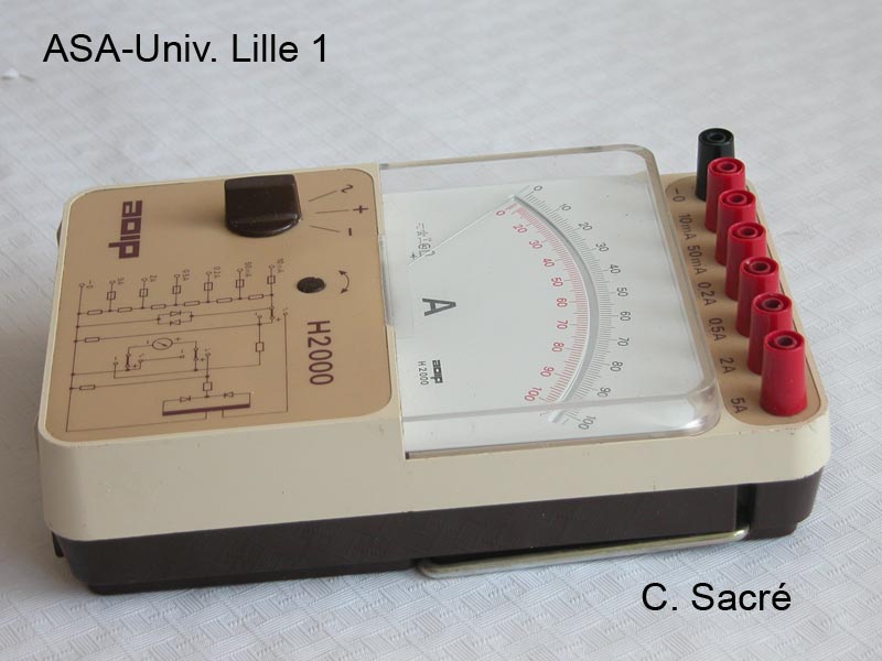 Ampèremètre électromagnétique à redresseur_1