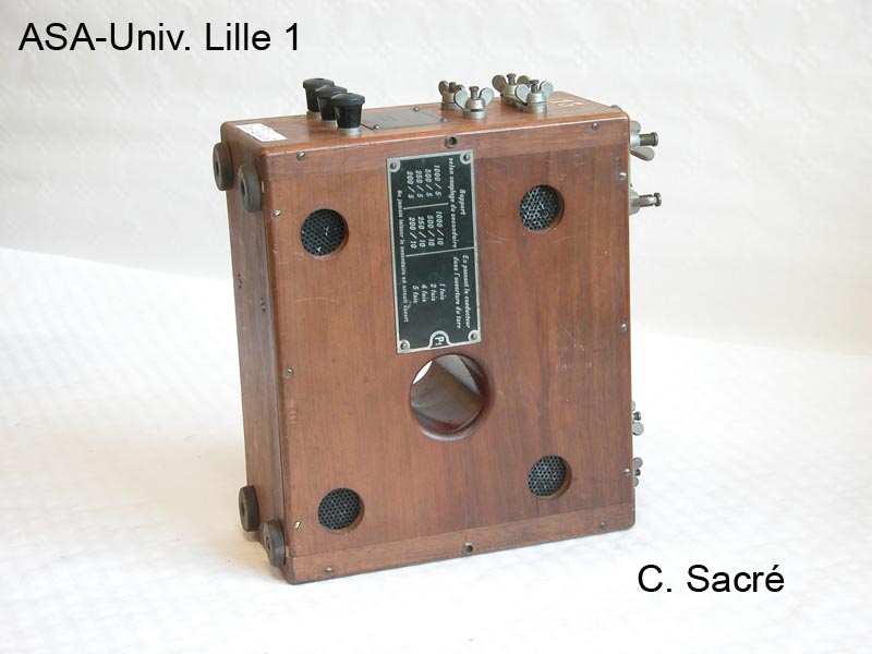 Transformateur d'intensité J Et - CdC_1