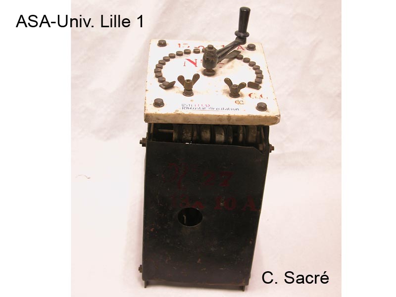 Rhéostat d’excitation à plots_1