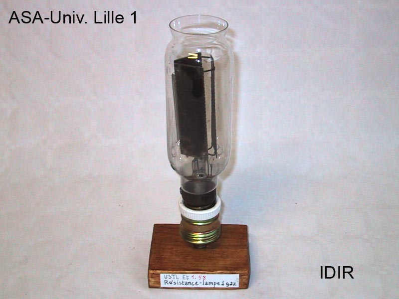 Résistance en forme de lampe à gaz_1