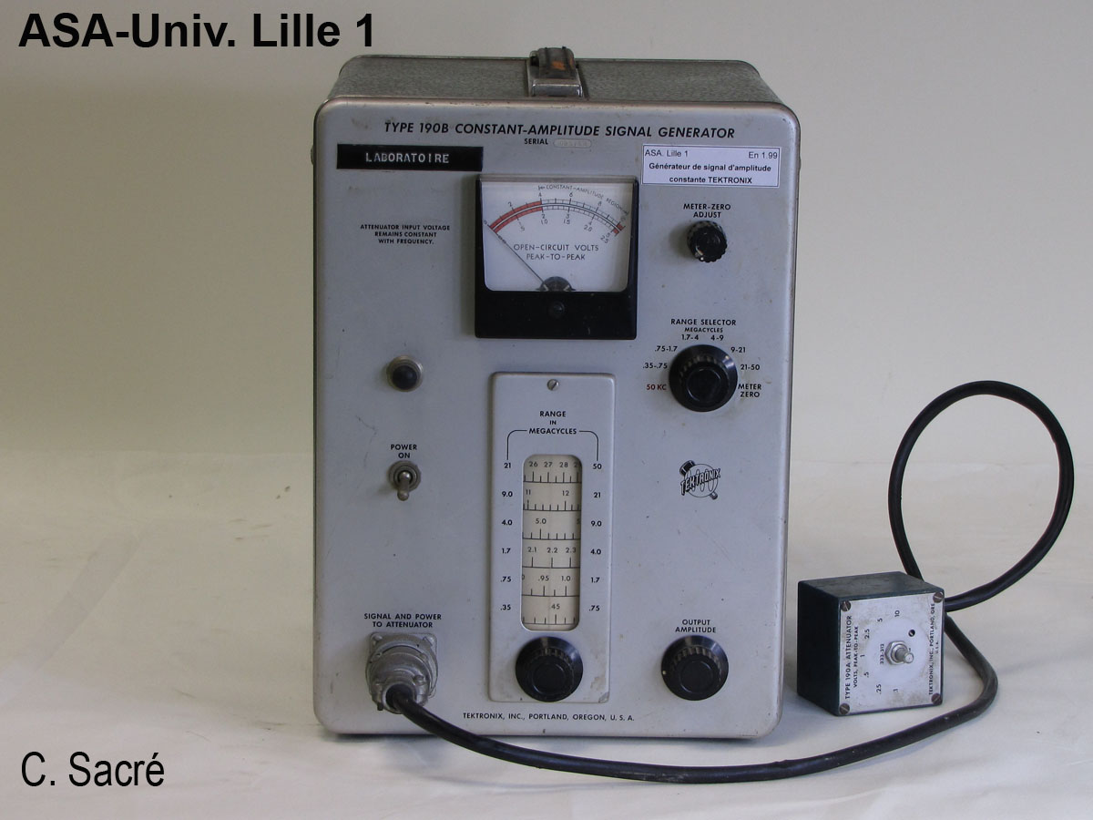 Générateur HF de signaux d'amplitude constante Tektronix 190 B_1