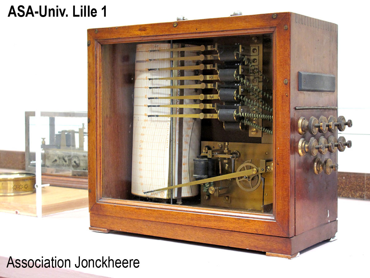 Récepteur-enregistreur d'anémomètre girouette_1