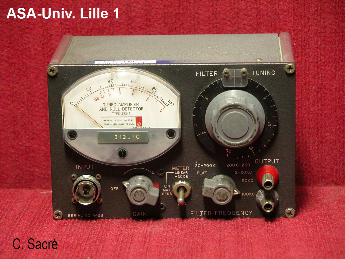 Amplificateur sélectif GR 1232-A_1