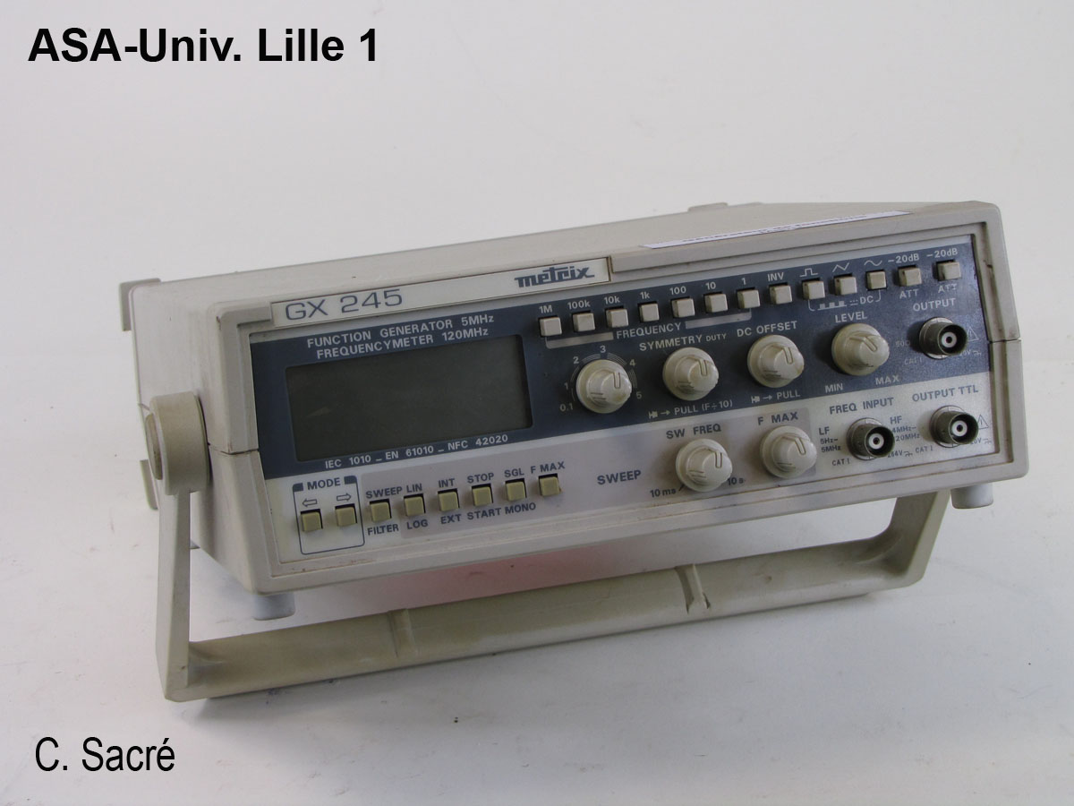 Générateur de fonctions Métrix GX 245_1