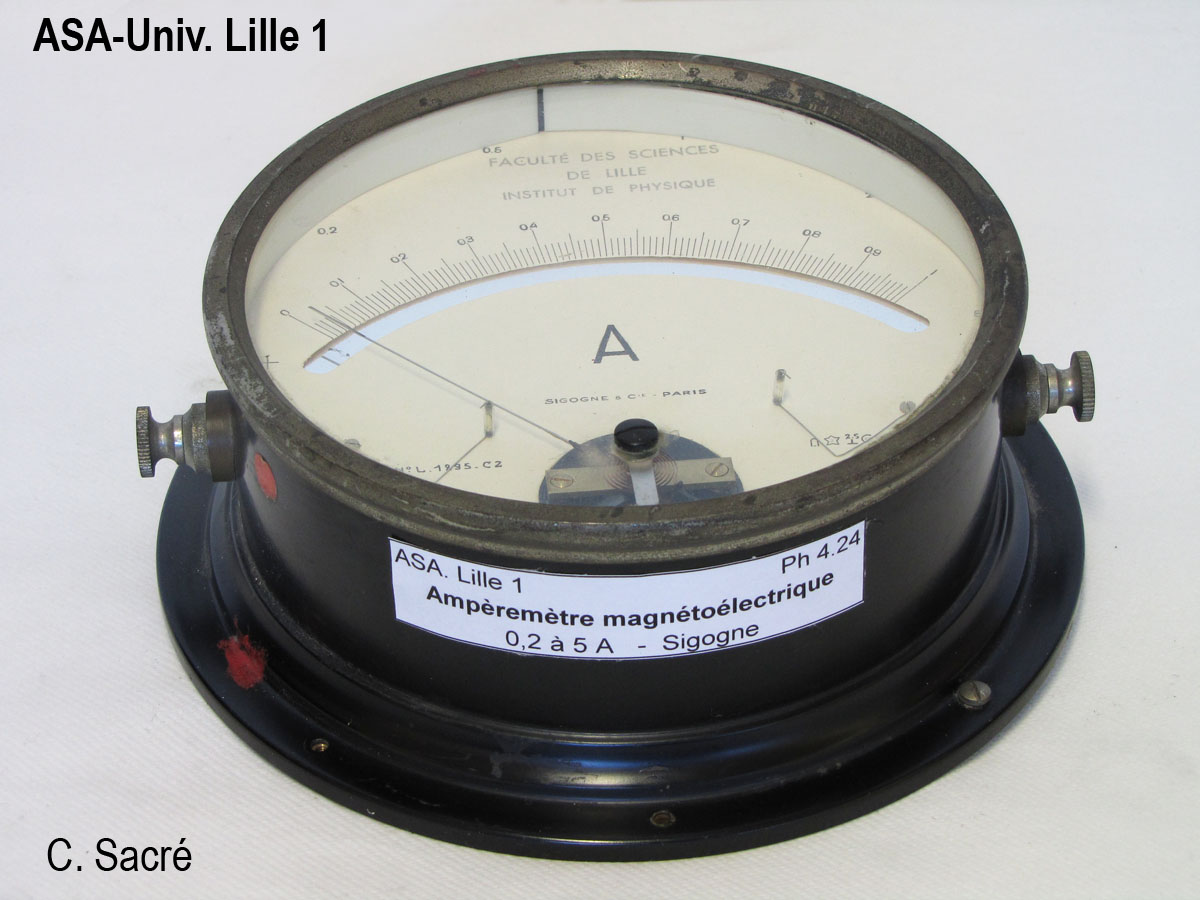 Ampèremètre magnétoélectrique multicalibre_1