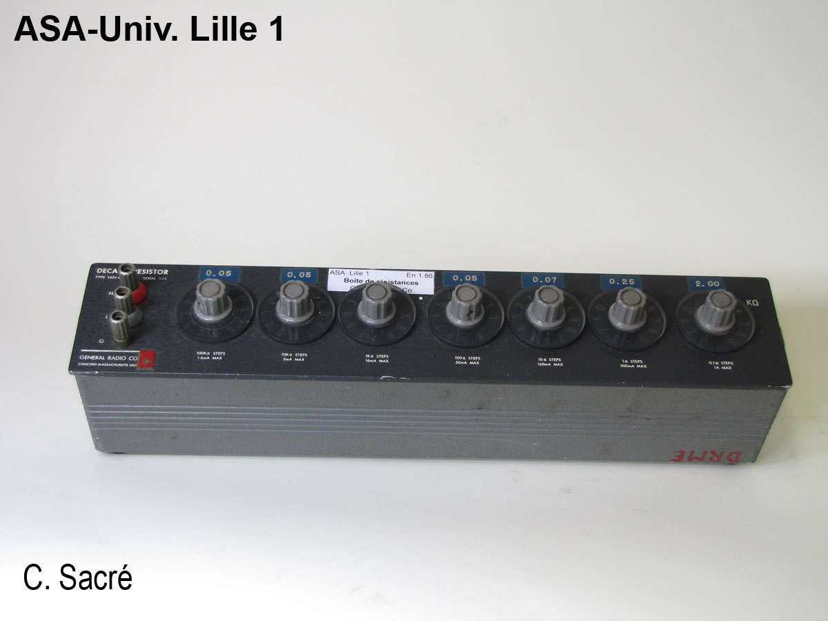 Boîte de résistances. Diviseur de tension_1