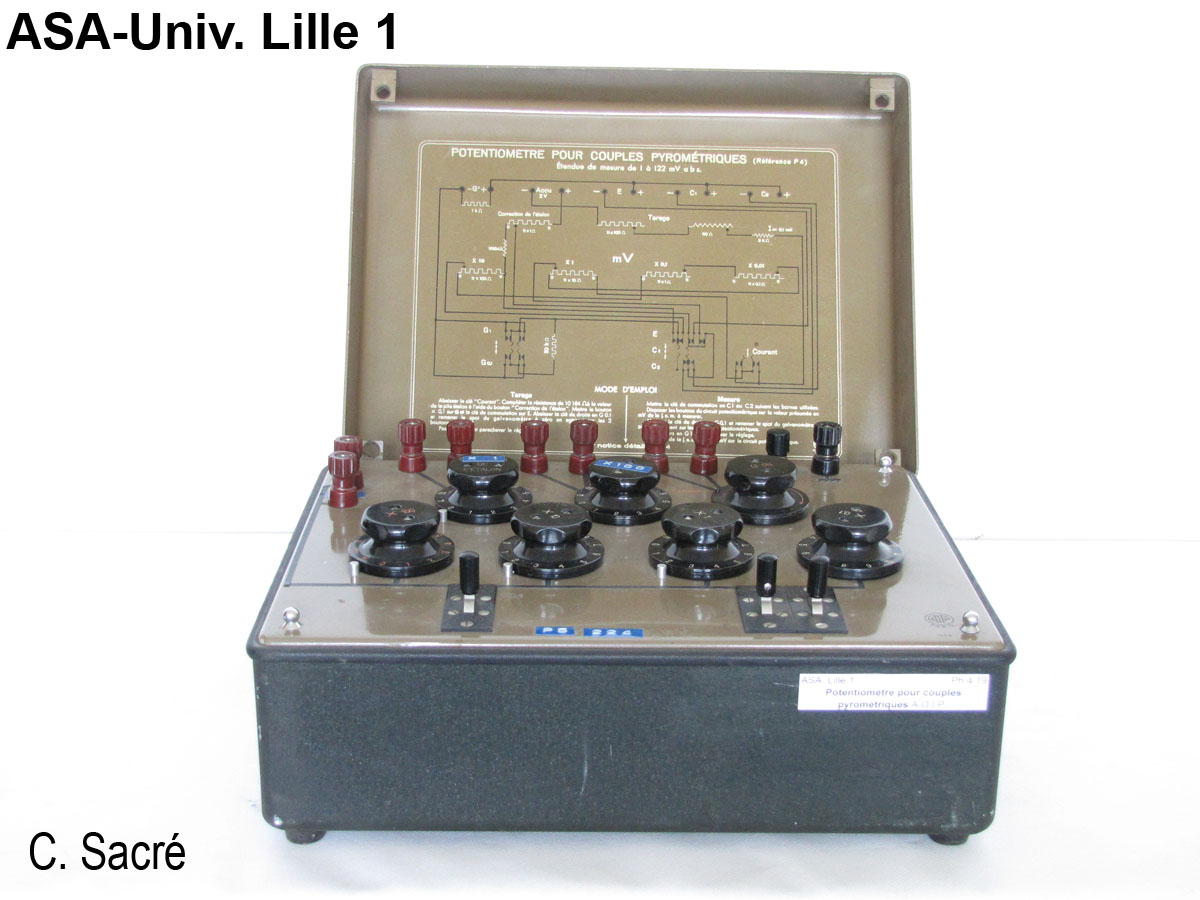 Potentiomètre pour couples pyrométriques_1