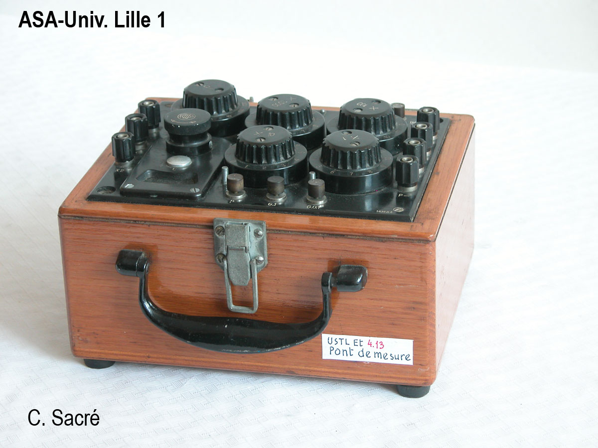 Pont de mesure de résistances A.O.I.P._1