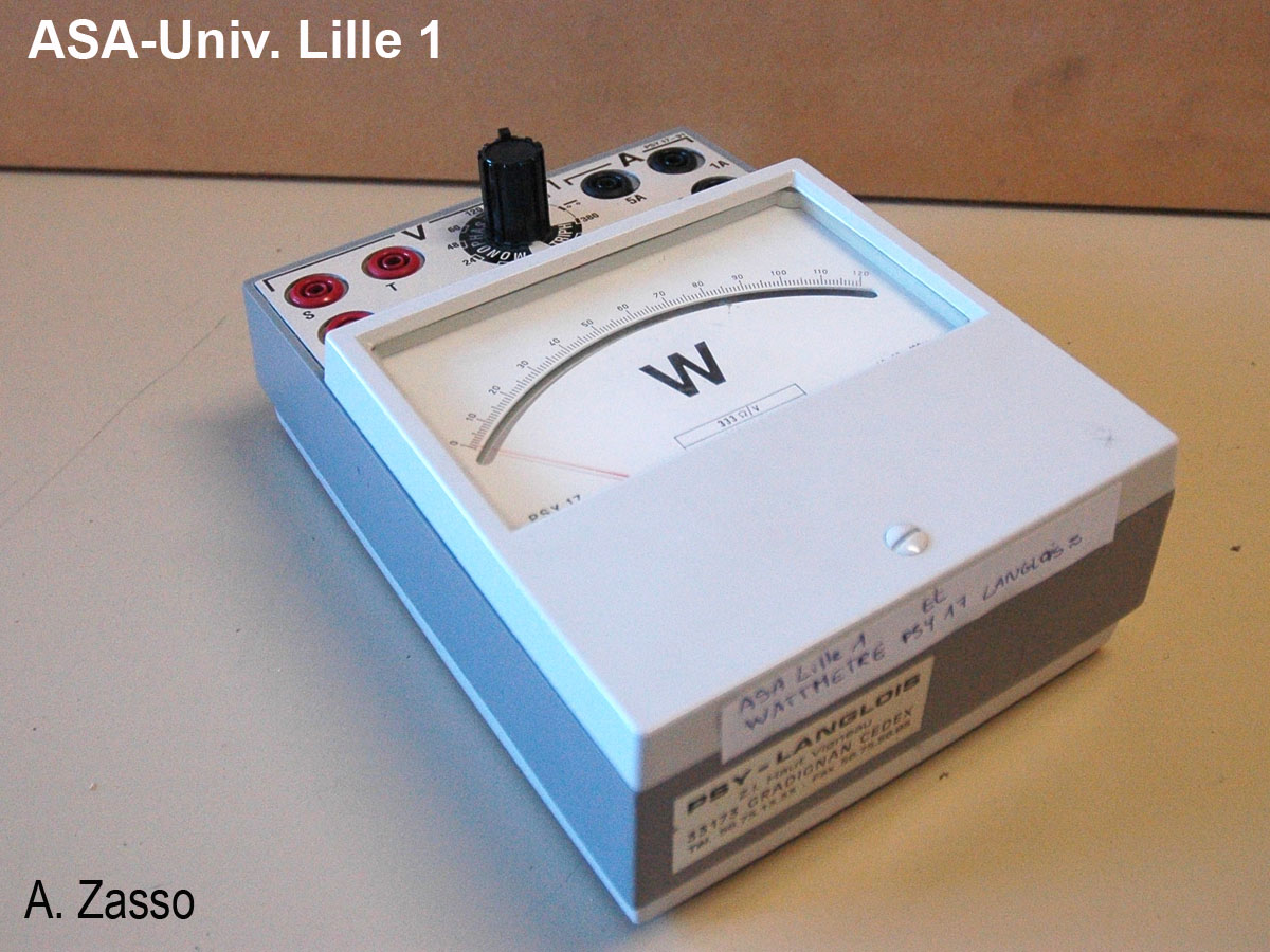 Wattmètre mono et triphasé Langlois_1