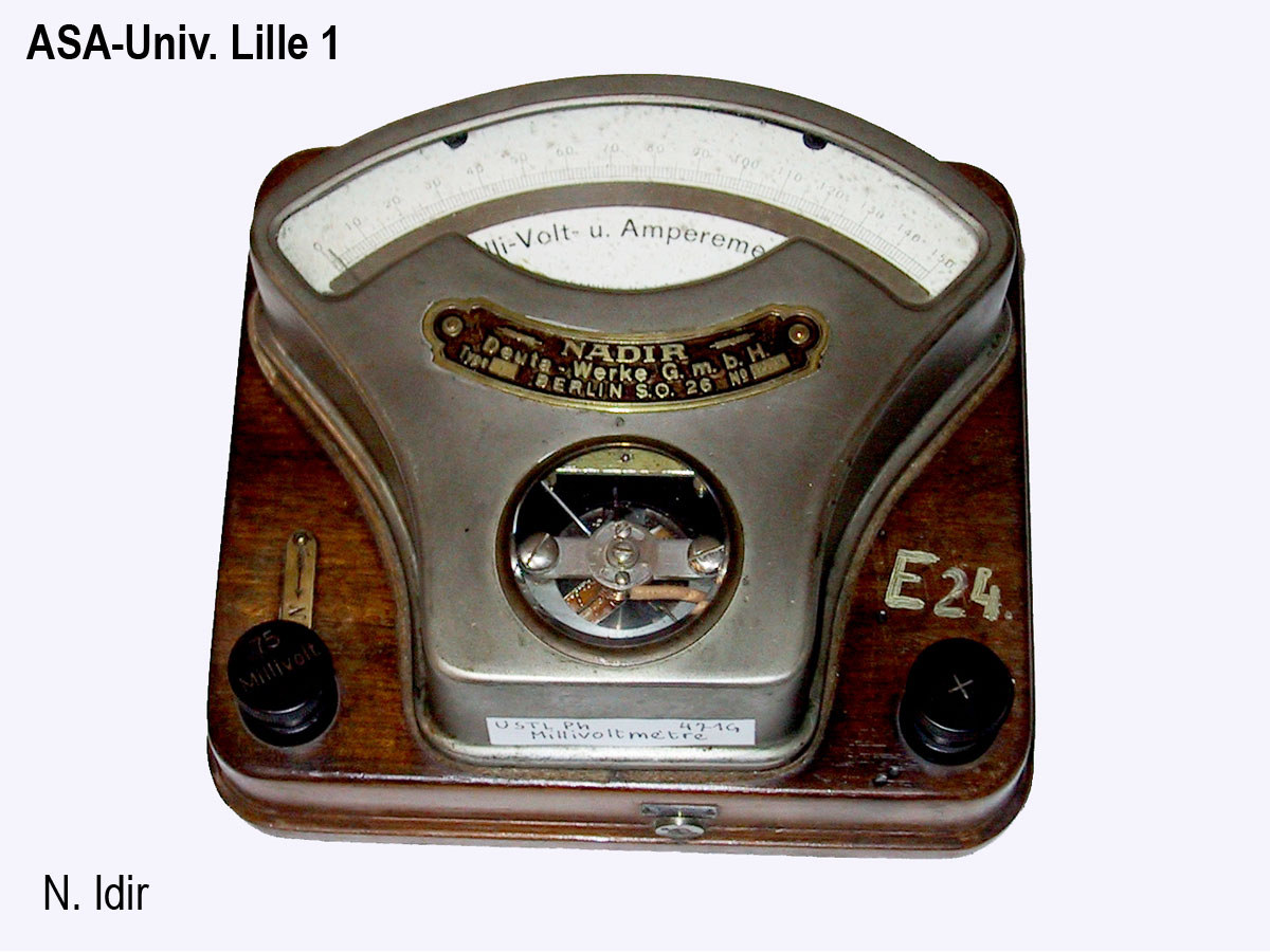 Millivoltmètre. Ampèremètre Nadir_1
