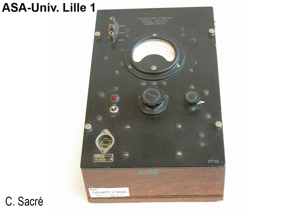 Voltmètre à lampe GR 726A_2