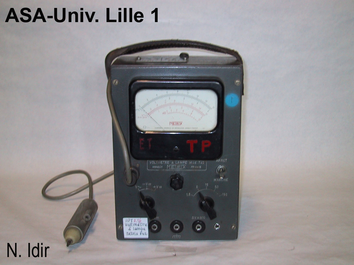 Voltmètre à lampe Métrix 742_1