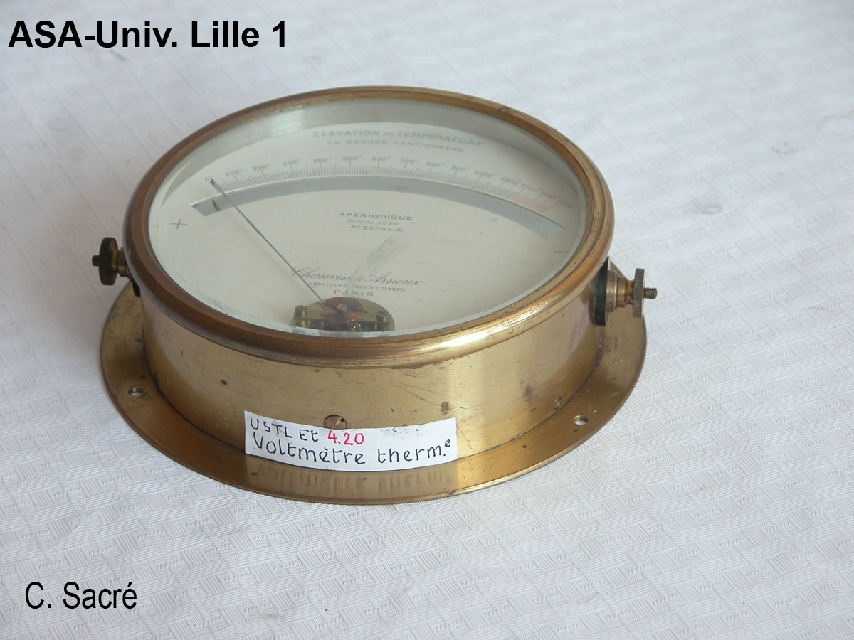 Voltmètre gradué en température_1