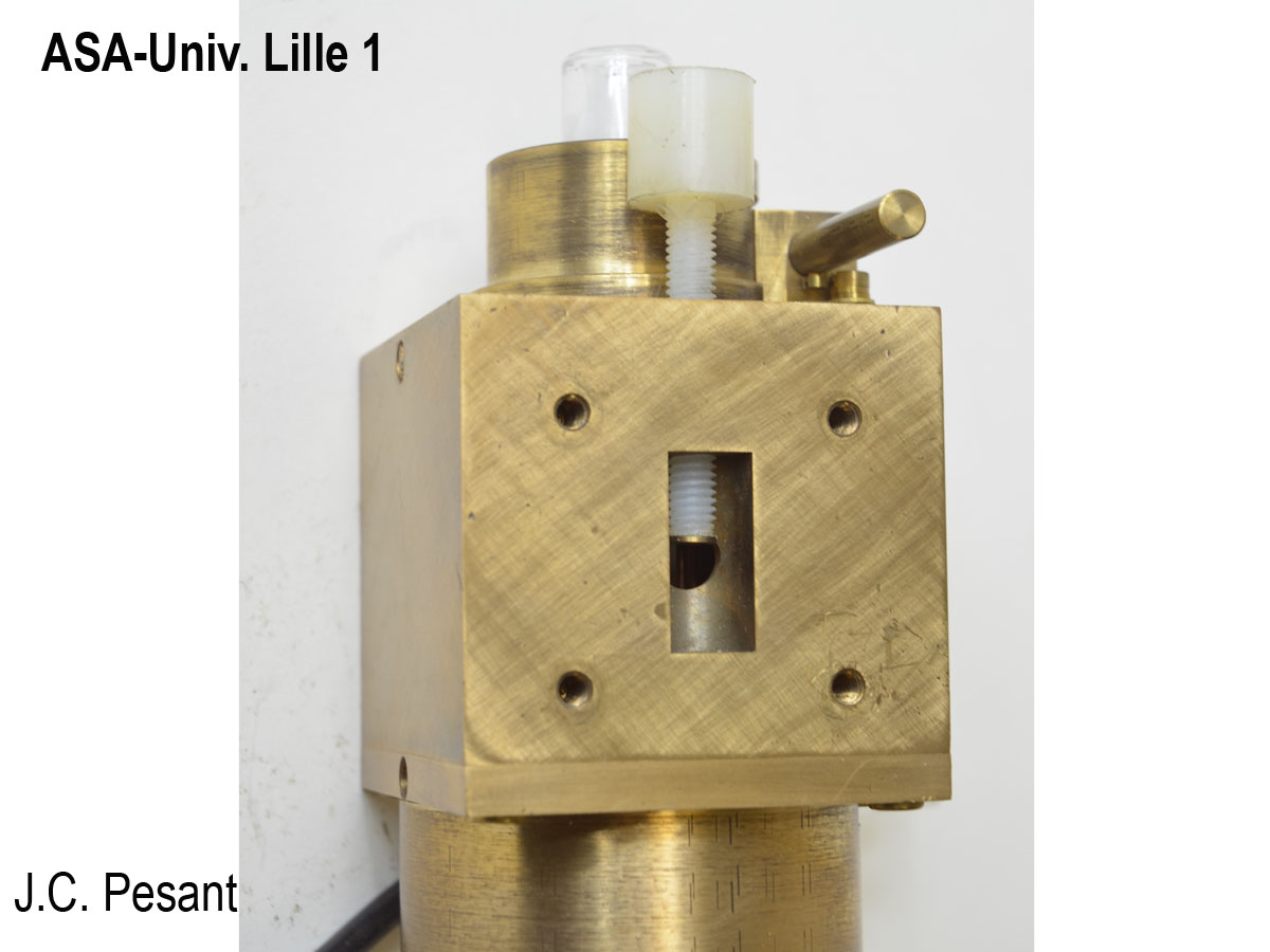 Cavité cylindrique en bande X_1