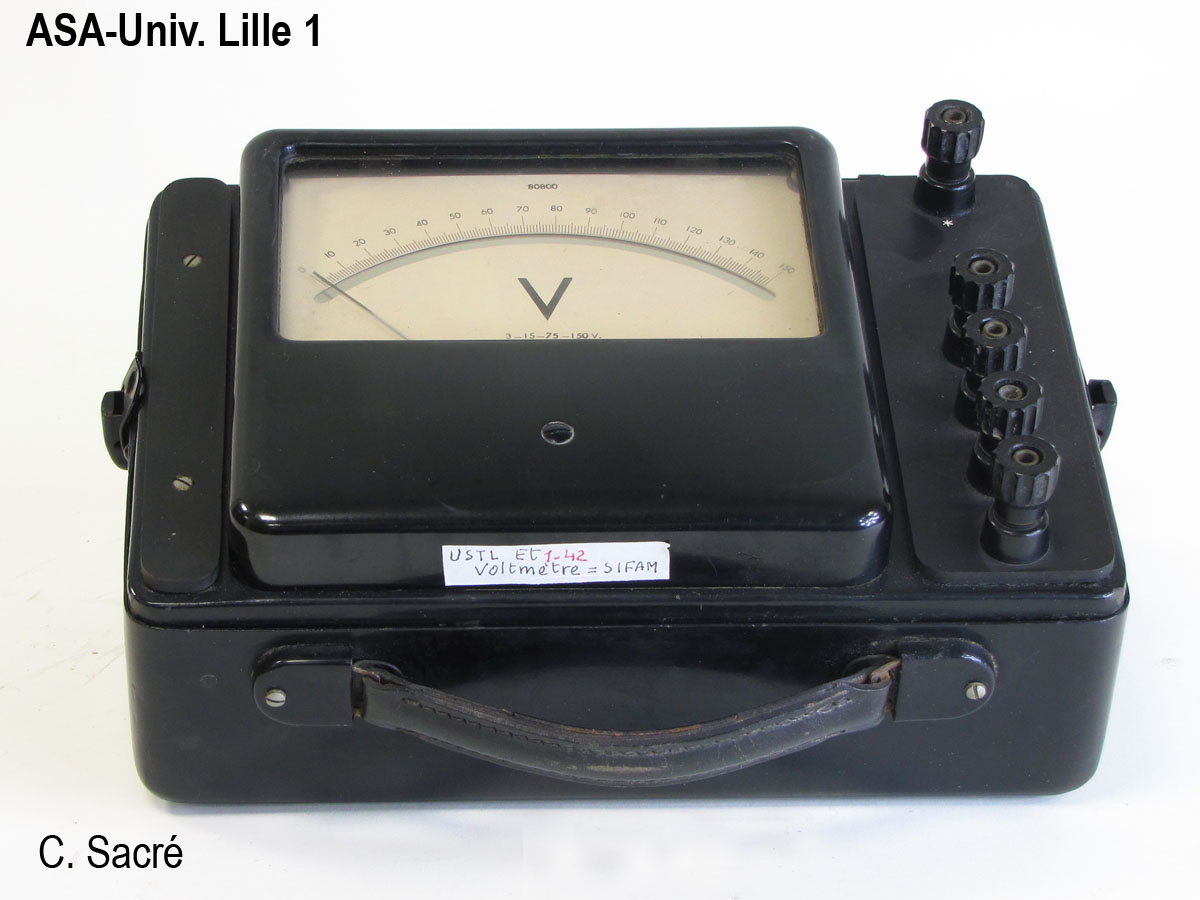 Voltmètre électromagnétique SIFAM_1