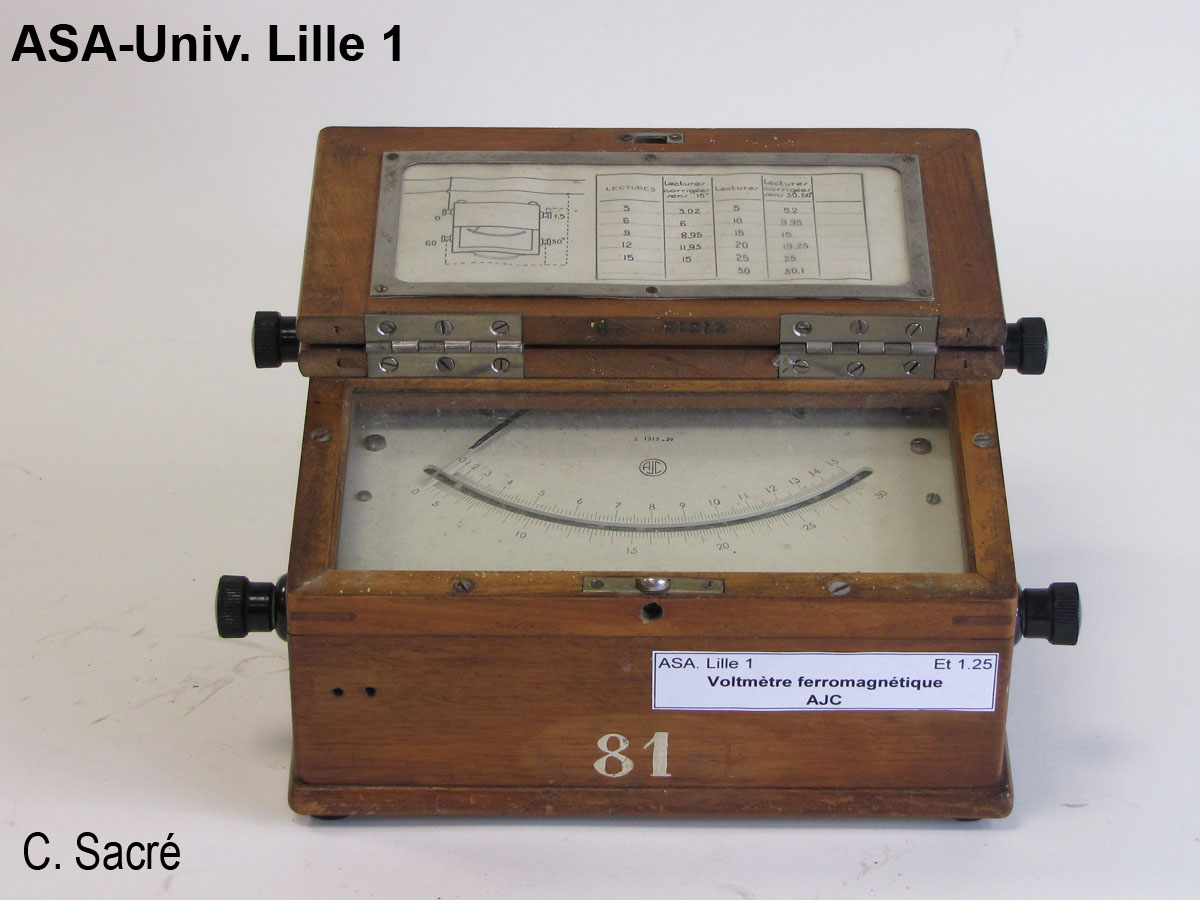 Voltmètre ferromagnétique AJC_1