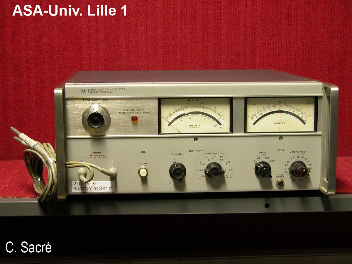 Voltmètre vectoriel HP 8405A_1