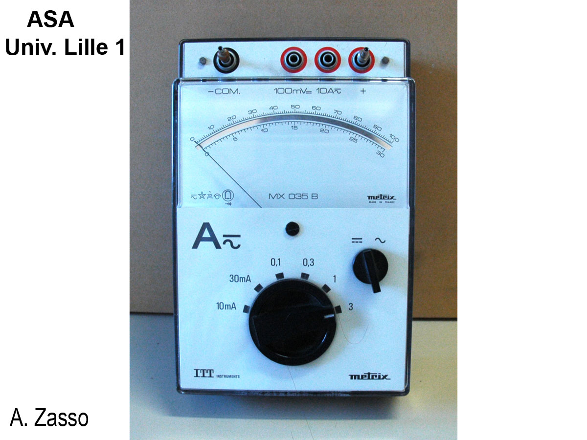 Ampèremètre magnétoélectrique à redresseur_1