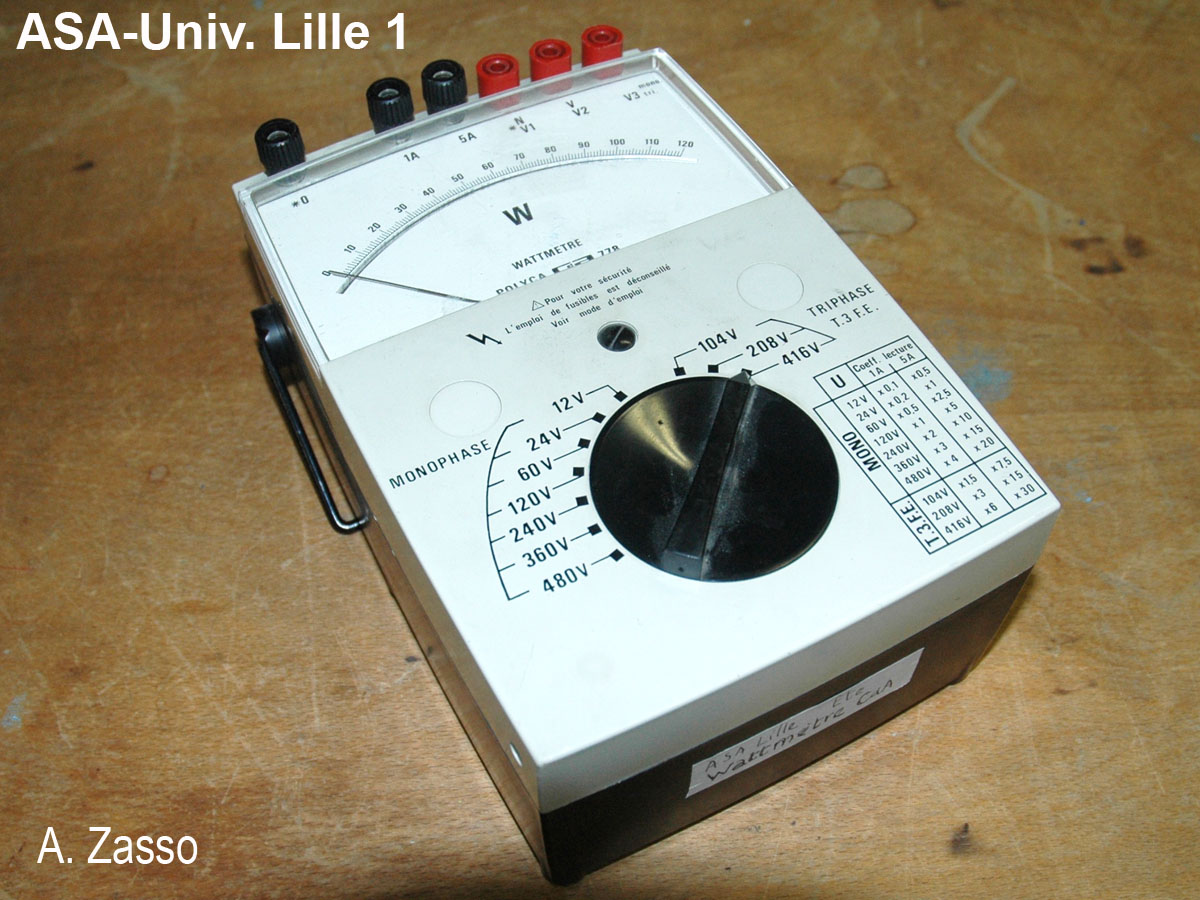 Wattmètre mono et triphasé CdA_1